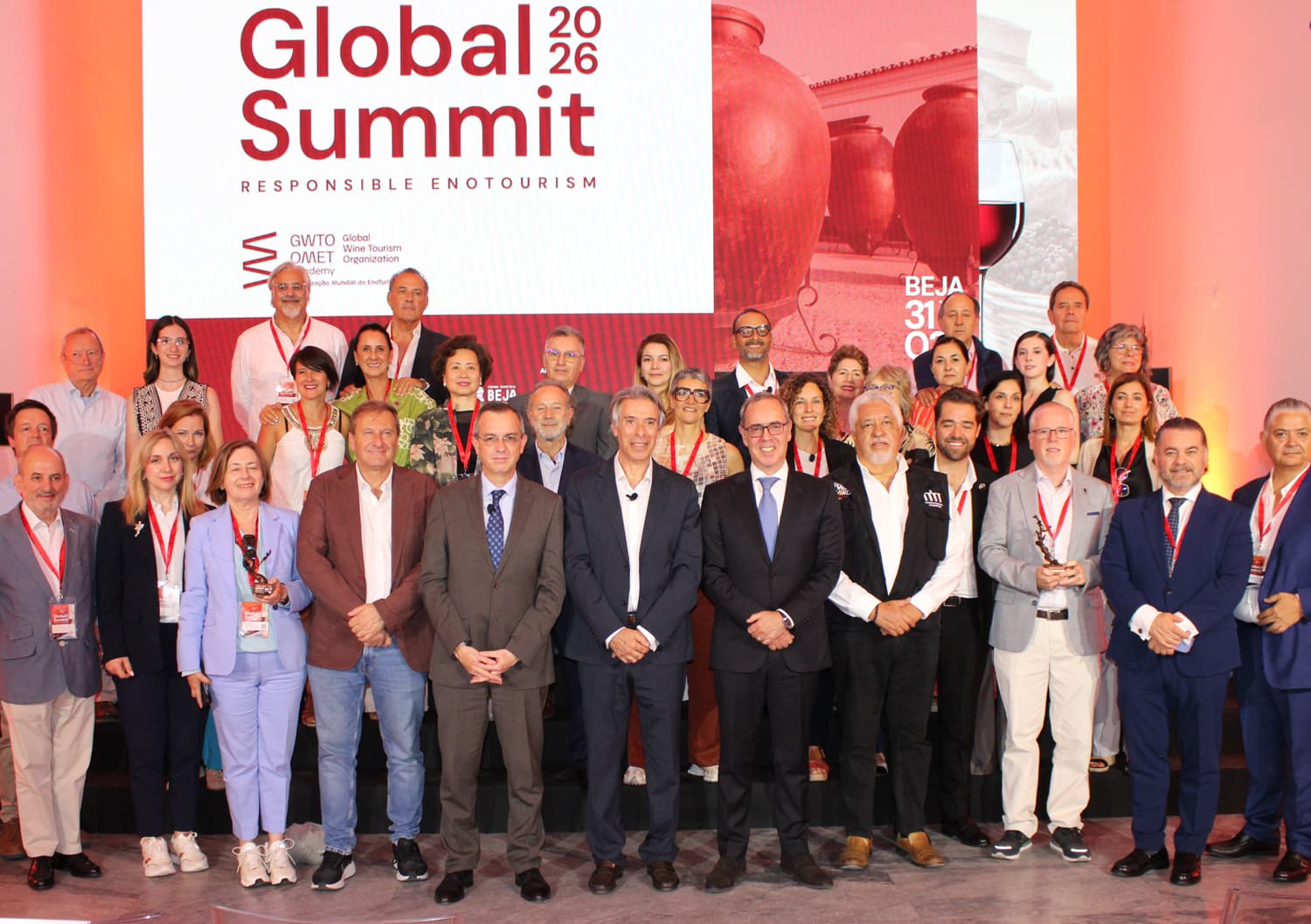 Participants of the GWTO 2026 Global Summit on Responsible Enotourism in Beja, Portugal